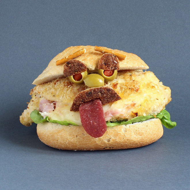 Сэндвич-монстры — художественные бутерброды от Касии Хаупт