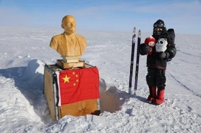 Памятник Ленину нашли в недоступной точке Антарктиды