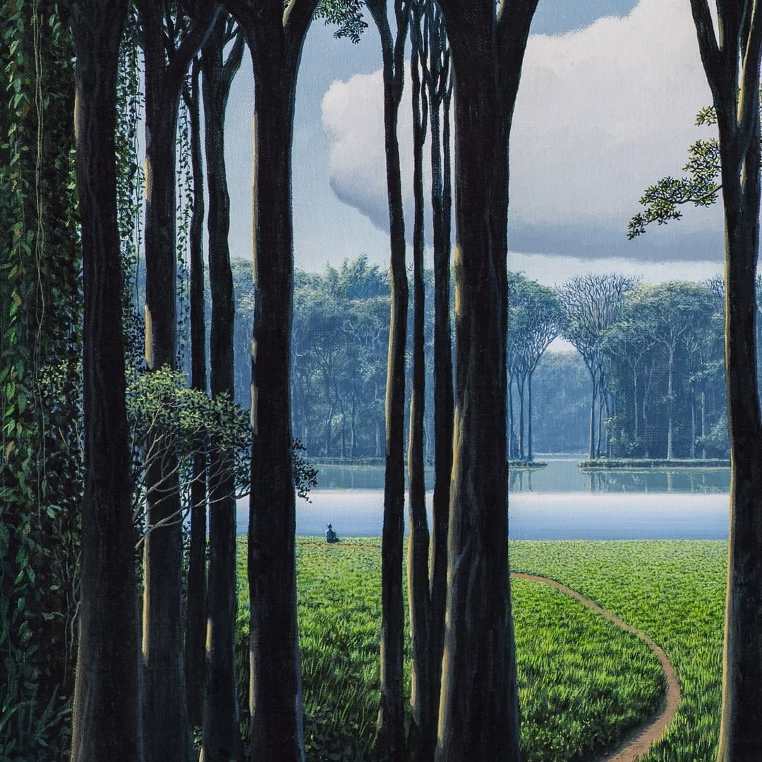Томас Санчес рисует гигантские леса и массивные ландшафты