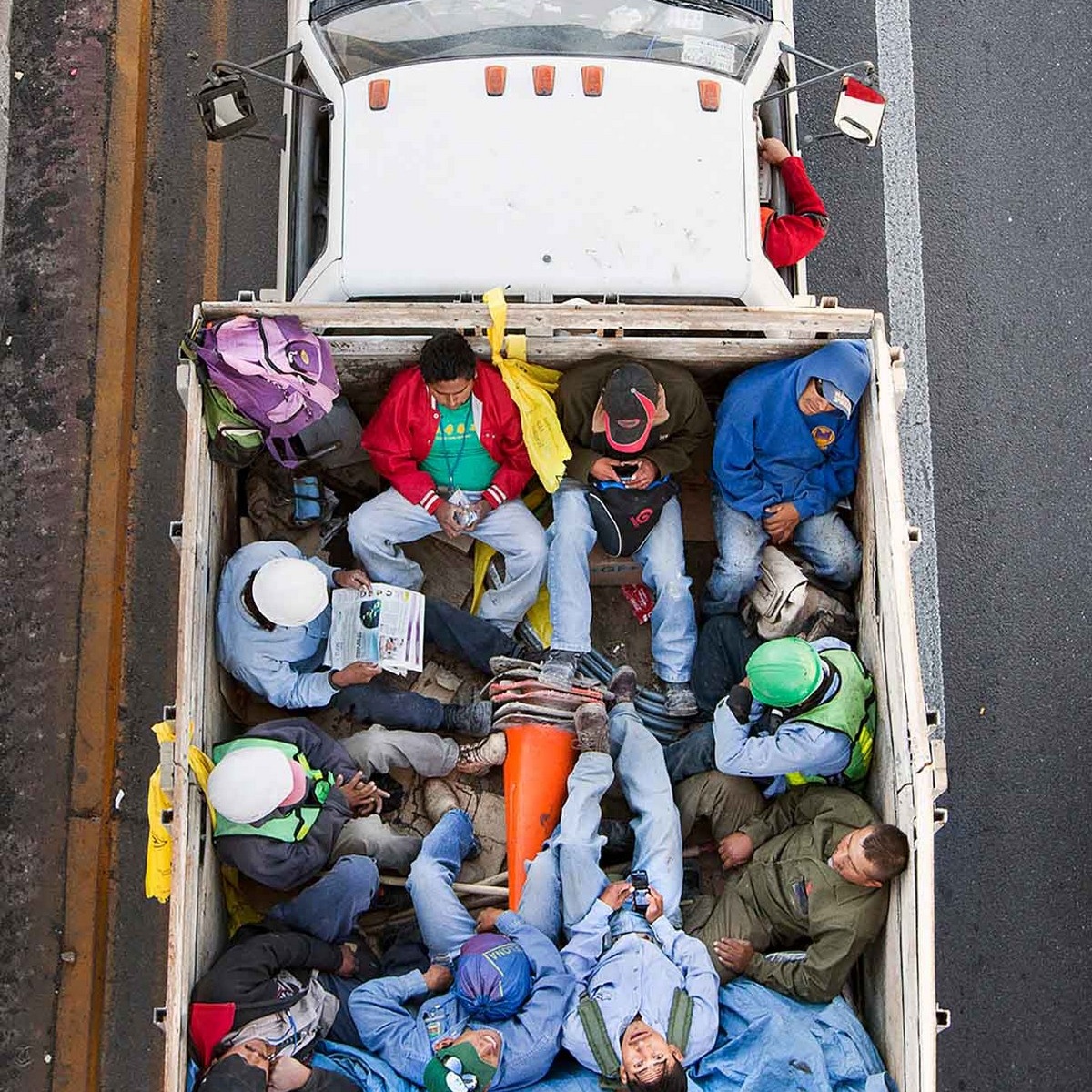 Ежедневные пассажиры Мексики на снимках сверху от Алекса Картахены