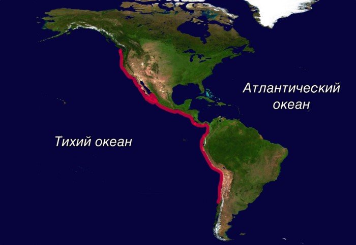 Почему никто не купается на западном побережье Южной и Северной Америки?