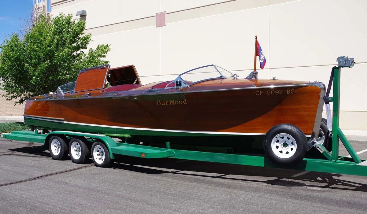 28-футовая лодка Gar Wood «Мисс Тахо» для любителей скорости