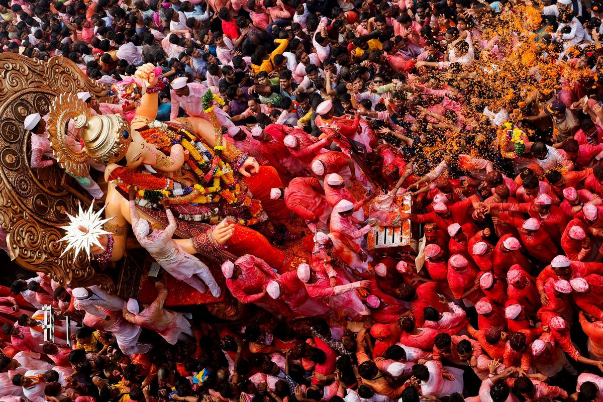 Фестиваль Ганеши Чатуртхи в Индии