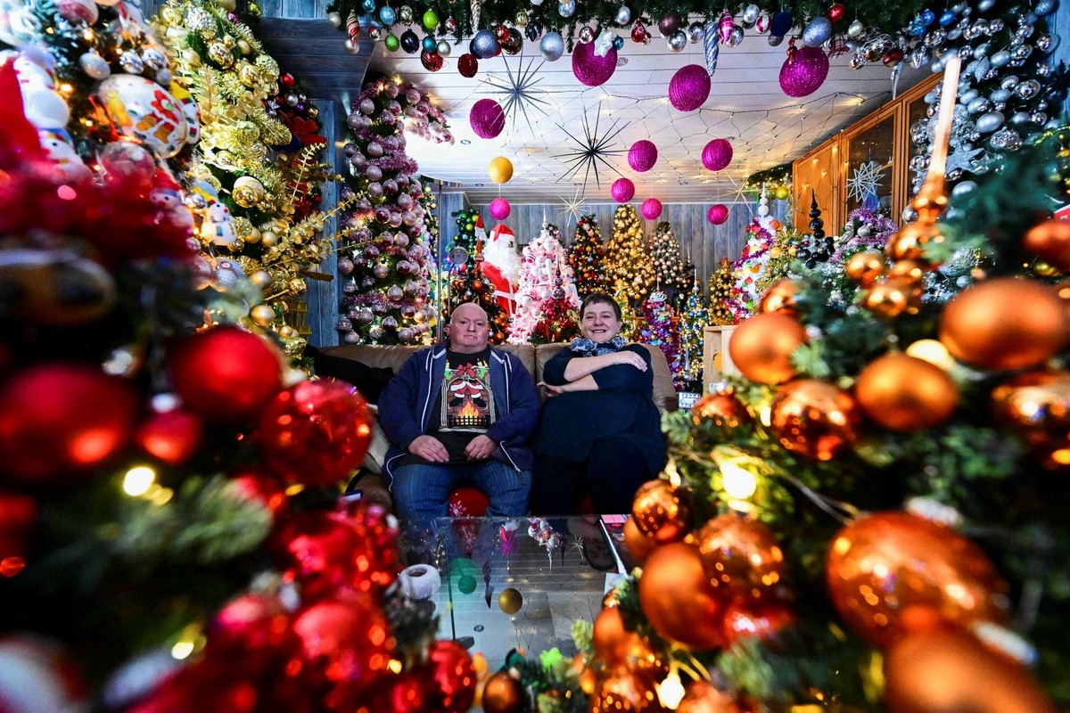 Немецкая пара украсила свой дом рекордными 555 рождественскими ёлками